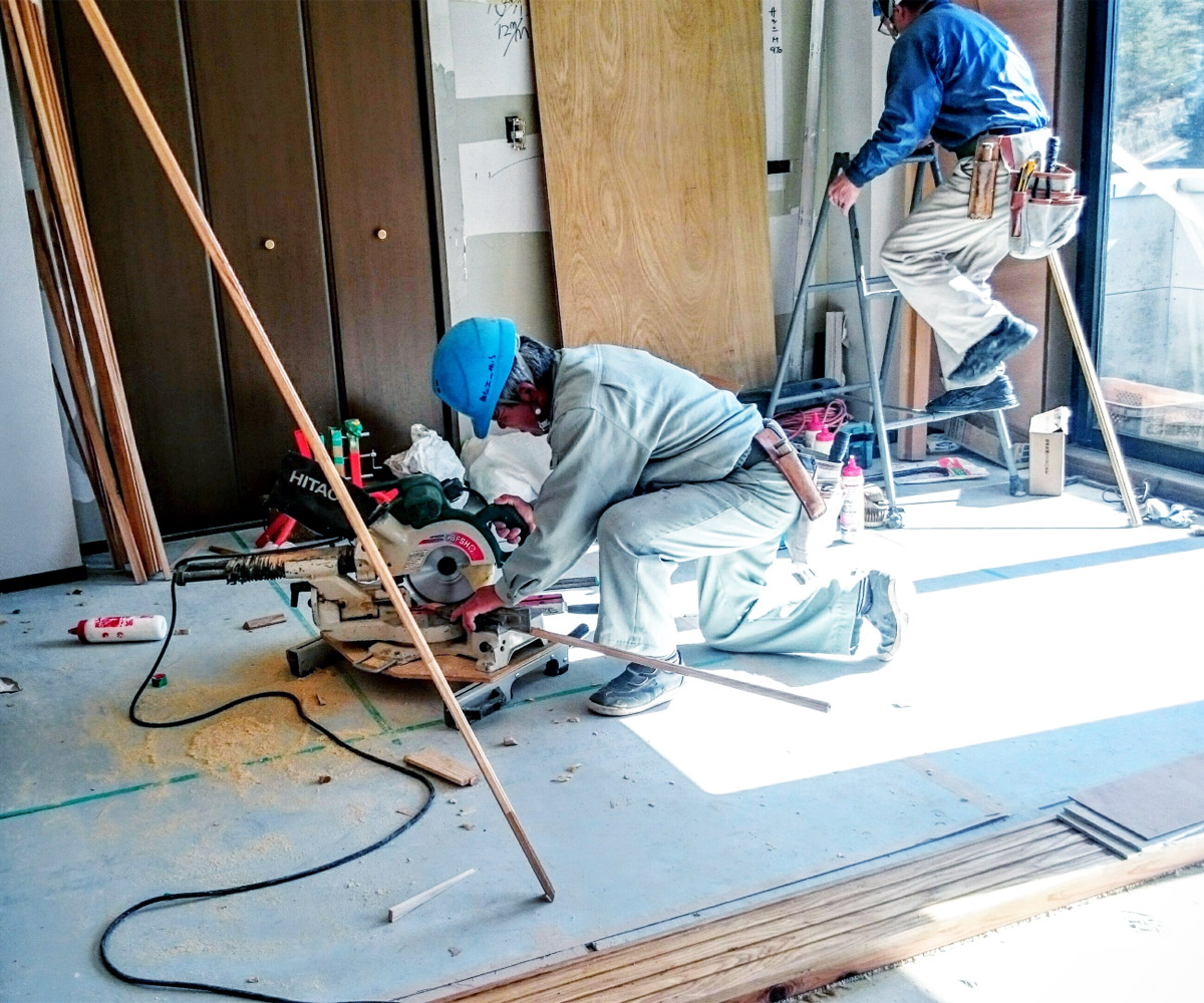 リフォーム業者の人たち